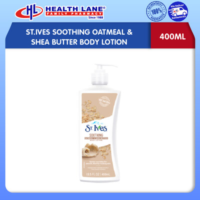 ST.IVES SOOTHING OATMEAL & SHEA BUTTER BODY LOTION (400ML)